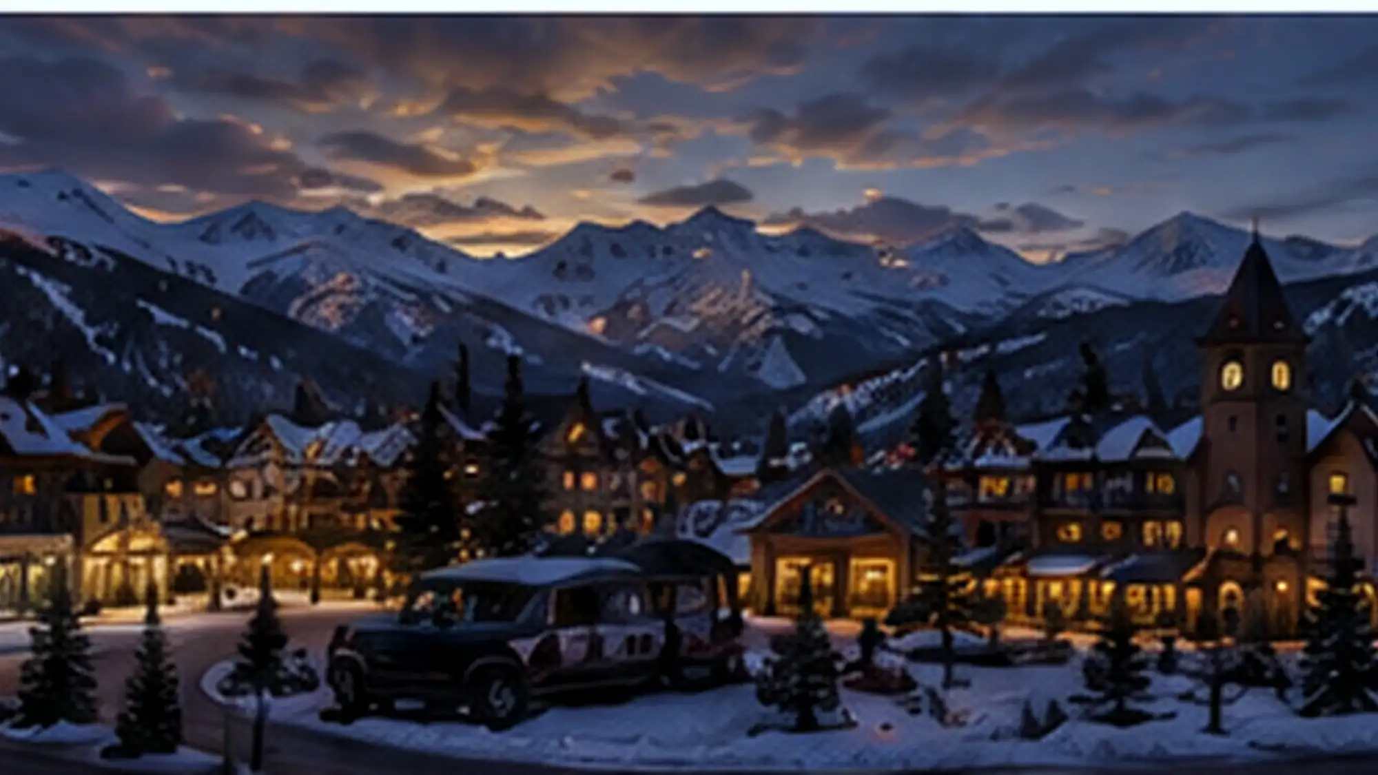 Breckenridge, Summit County, on the drive from Denver.